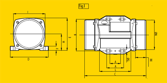 มอเตอร์สั่น 3000 rpm Single Phase 220 V. OLI รุ่น Micro M  (Made in ITALY)-sizeI