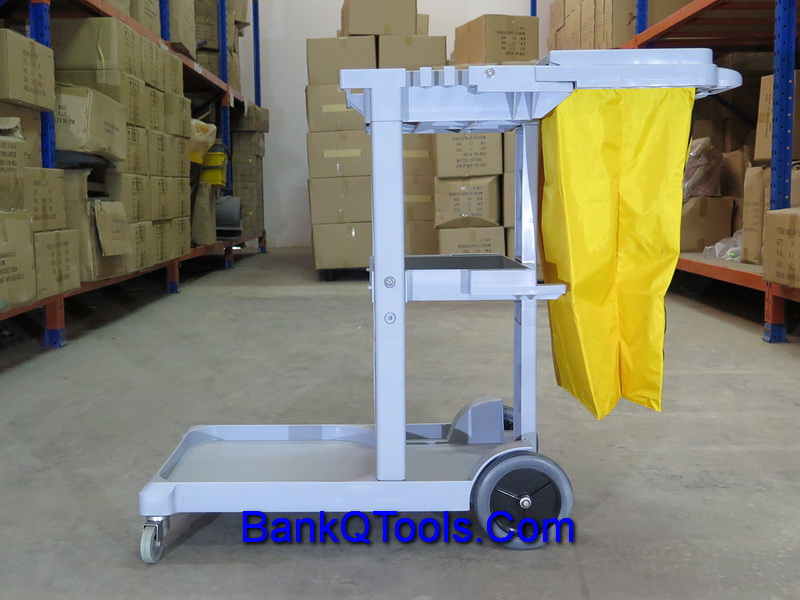 รถเข็นพลาสติก สำหรับใส่อุปกรณ์ทำความสะอาด Cleanatic C7001 03