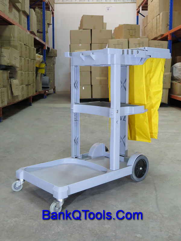 รถเข็นพลาสติก สำหรับใส่อุปกรณ์ทำความสะอาด Cleanatic C7001