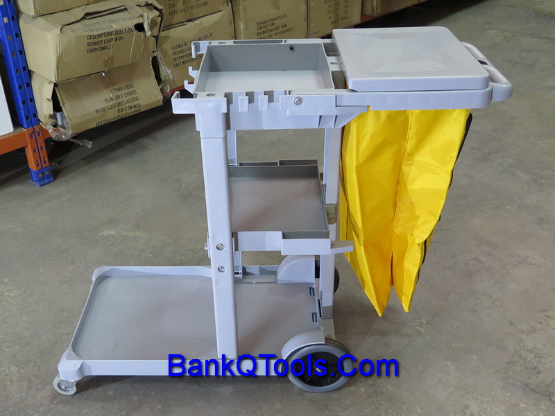 รถเข็นพลาสติก สำหรับใส่อุปกรณ์ทำความสะอาด Cleanatic C7001