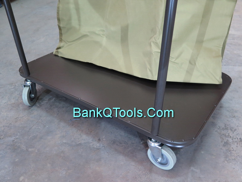 รถเข็นผ้า โครงเหล็ก สำหรับใส่ผ้านำไปซัก Cleanatic C-7002-07