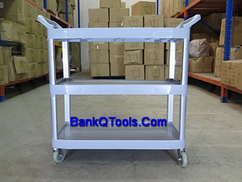 รถเข็นบริการเสิร์ฟพลาสติก Cleanatic C-7006-02