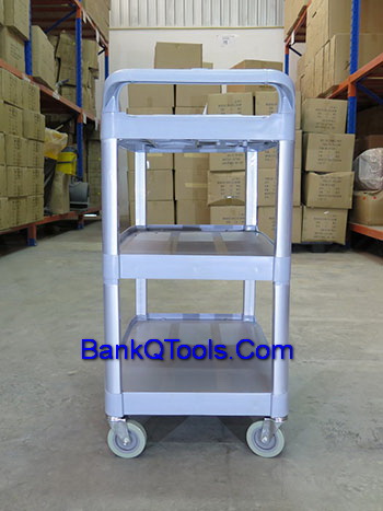 รถเข็นบริการเสิร์ฟพลาสติก Cleanatic C-7006-02