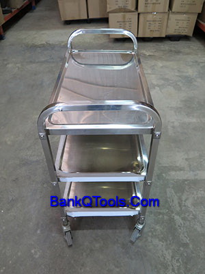 รถเข็นบริการเสิร์ฟสแตนเลส Cleanatic C-7007- 03