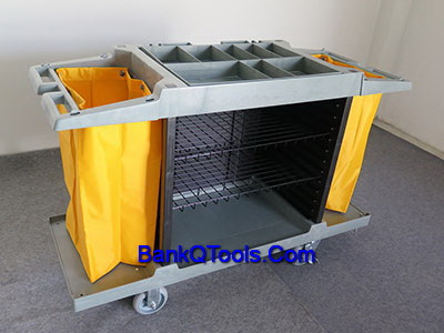 รถเข็นเมทพลาสติก แบบไม่มีประตู Cleanatic C-7008-03