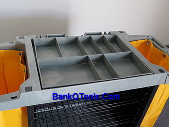 รถเข็นเมทพลาสติก แบบไม่มีประตู Cleanatic C-7008-09