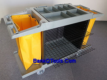 รถเข็นเมทพลาสติก แบบไม่มีประตู Cleanatic C-7008-10