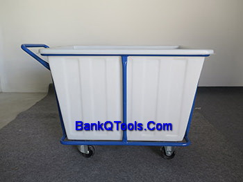 รถเข็นพลาสติก โครงเหล็ก สำหรับใส่ผ้านำไปซัก Cleanatic C-7014 / C-7015 -02