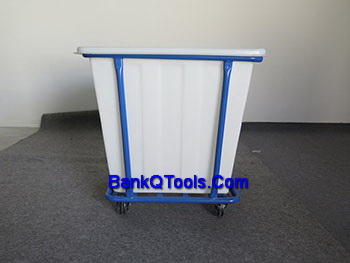 รถเข็นพลาสติก โครงเหล็ก สำหรับใส่ผ้านำไปซัก Cleanatic C-7014 / C-7015 -03