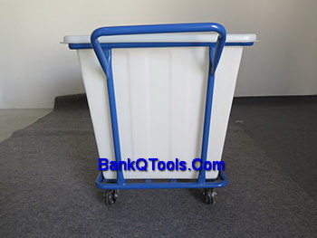 รถเข็นพลาสติก โครงเหล็ก สำหรับใส่ผ้านำไปซัก Cleanatic C-7014 / C-7015 -04