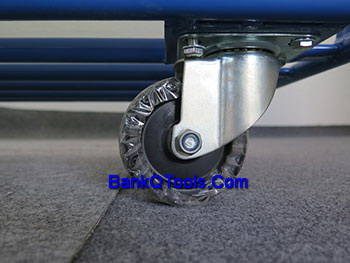 รถเข็นพลาสติก โครงเหล็ก สำหรับใส่ผ้านำไปซัก Cleanatic C-7014 / C-7015 -07