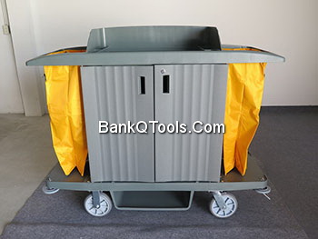 รถเข็นเมทพลาสติก แบบมีประตู Cleanatic C-7019 - 02