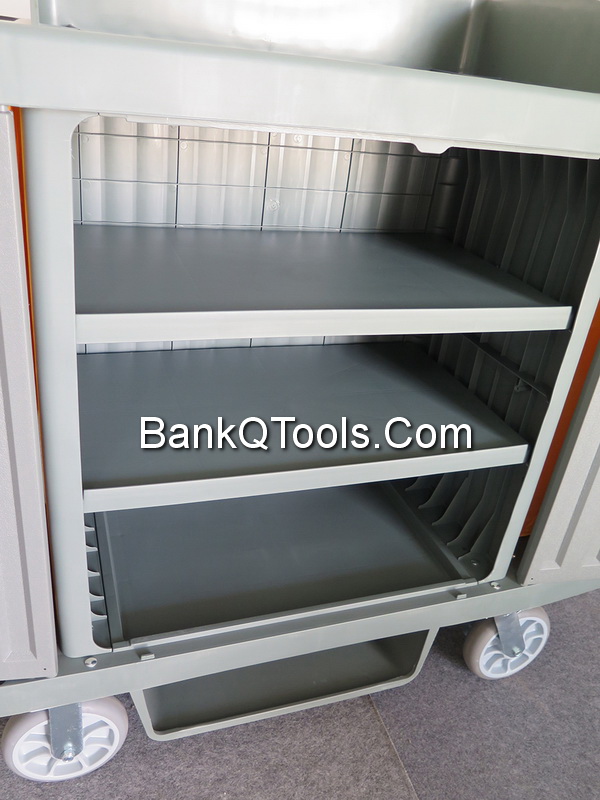 รถเข็นเมทพลาสติก แบบมีประตู Cleanatic C-7019 -15