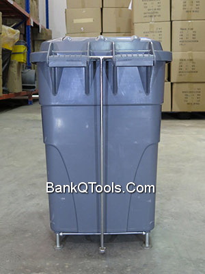ถังขยะพลาสติก ขนาด 70 ลิตร ทรงสี่เหลี่ยม แบบมีเท้าเหยียบ-C-6002-4