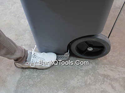 ถังขยะ 120, 240 ลิตร สีเทา มีล้อเข็น C-6005-13