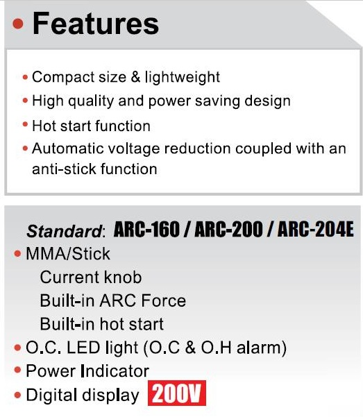 เครื่องเชื่อมอาร์ค(MMA) ARC-160 Jasic อินเวิร์ทเตอร์ quality